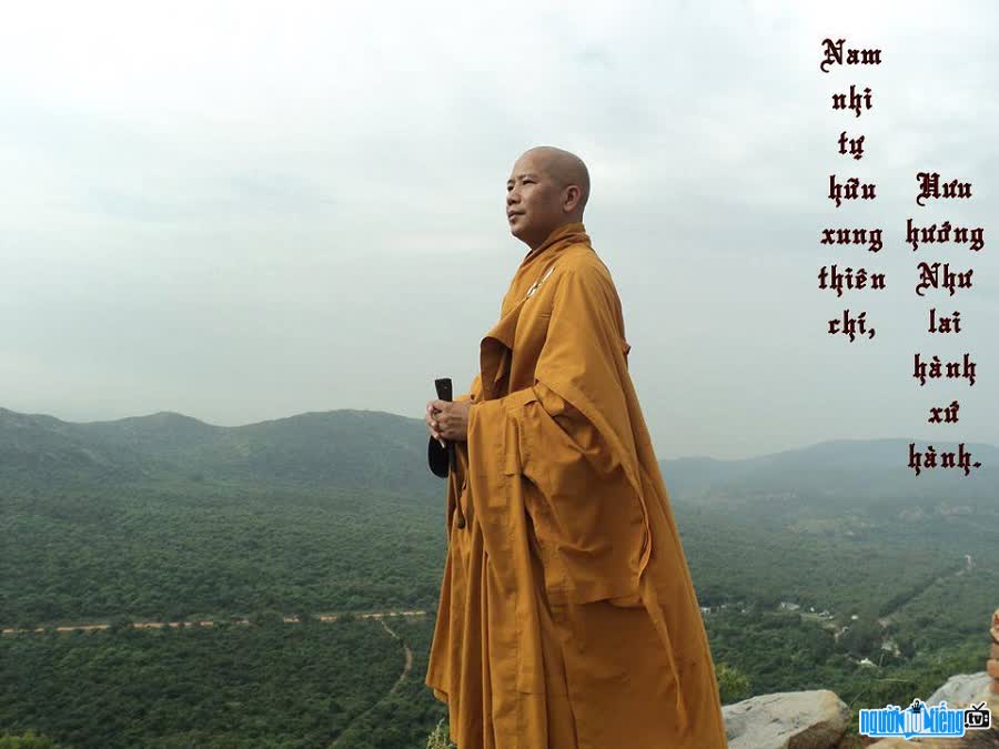 Monk Nhu Nhien Thich Tanh Tue devoted his heart to Buddha