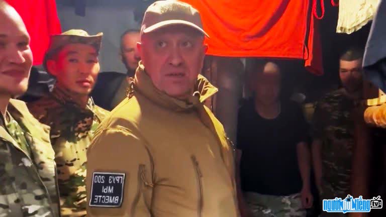 Yevgeny Prigozhin during a special military operation in Ukraine