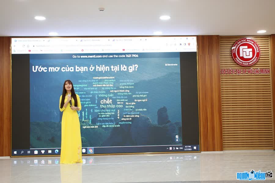 Ao Dai Speaker Vo Thi My Duyen about Foreign Trade University