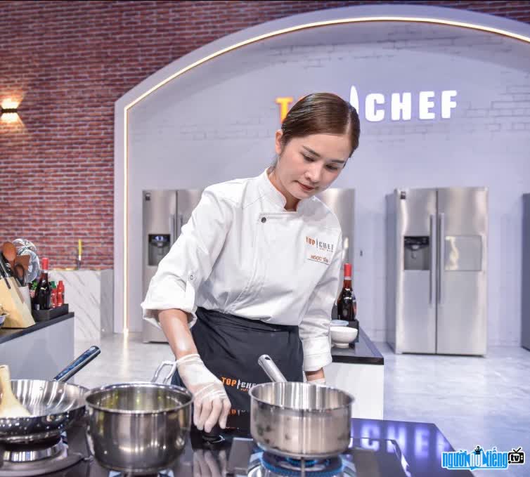 Đầu bếp Thái Thị Ngọc Tâm trong cuộc thi Top Chef 2023