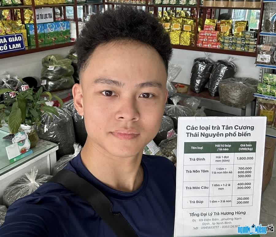 TikToker Hiếu Chè Day kinh doanh các loại trà