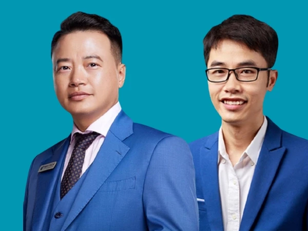 Hình ảnh CEO Nguyễn Hữu Tuấtcùng Shark Bình