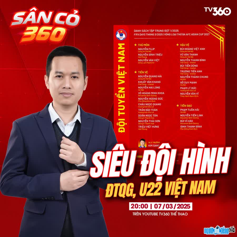 Bình luận viên Việt Hùng gây ấn tượng với lối dẫn dắt duyên dáng