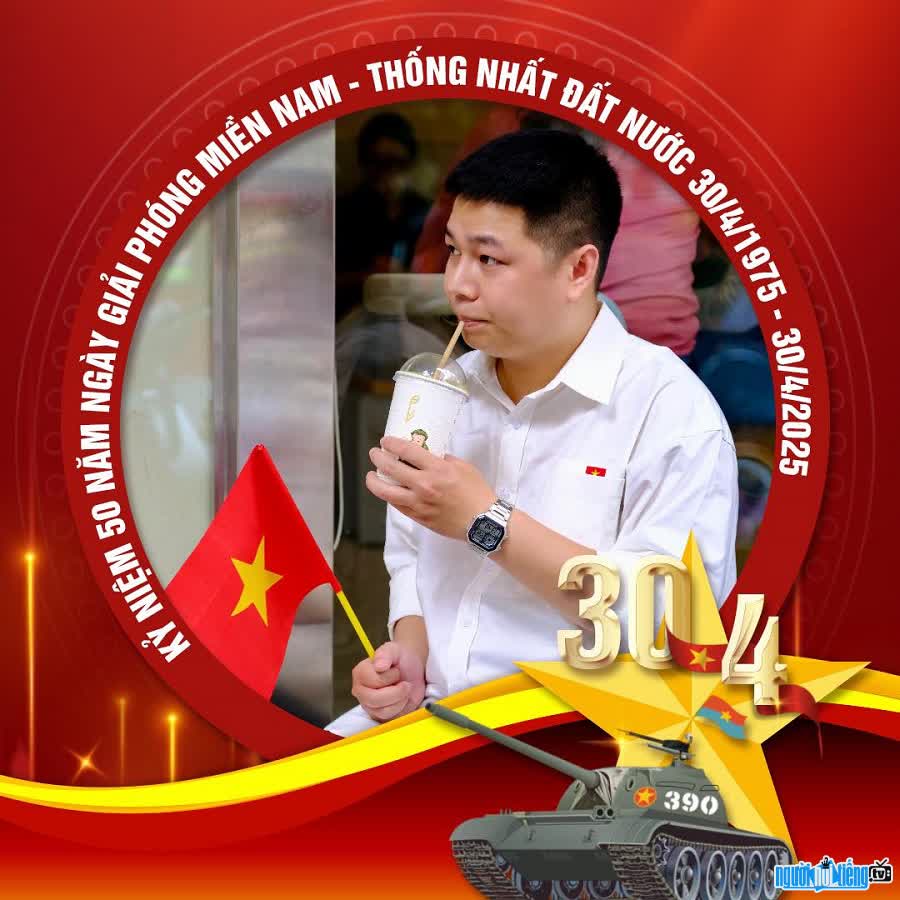 TikToker Nguyễn Trần Phong Vũ mừng ngày thống nhất đất nước