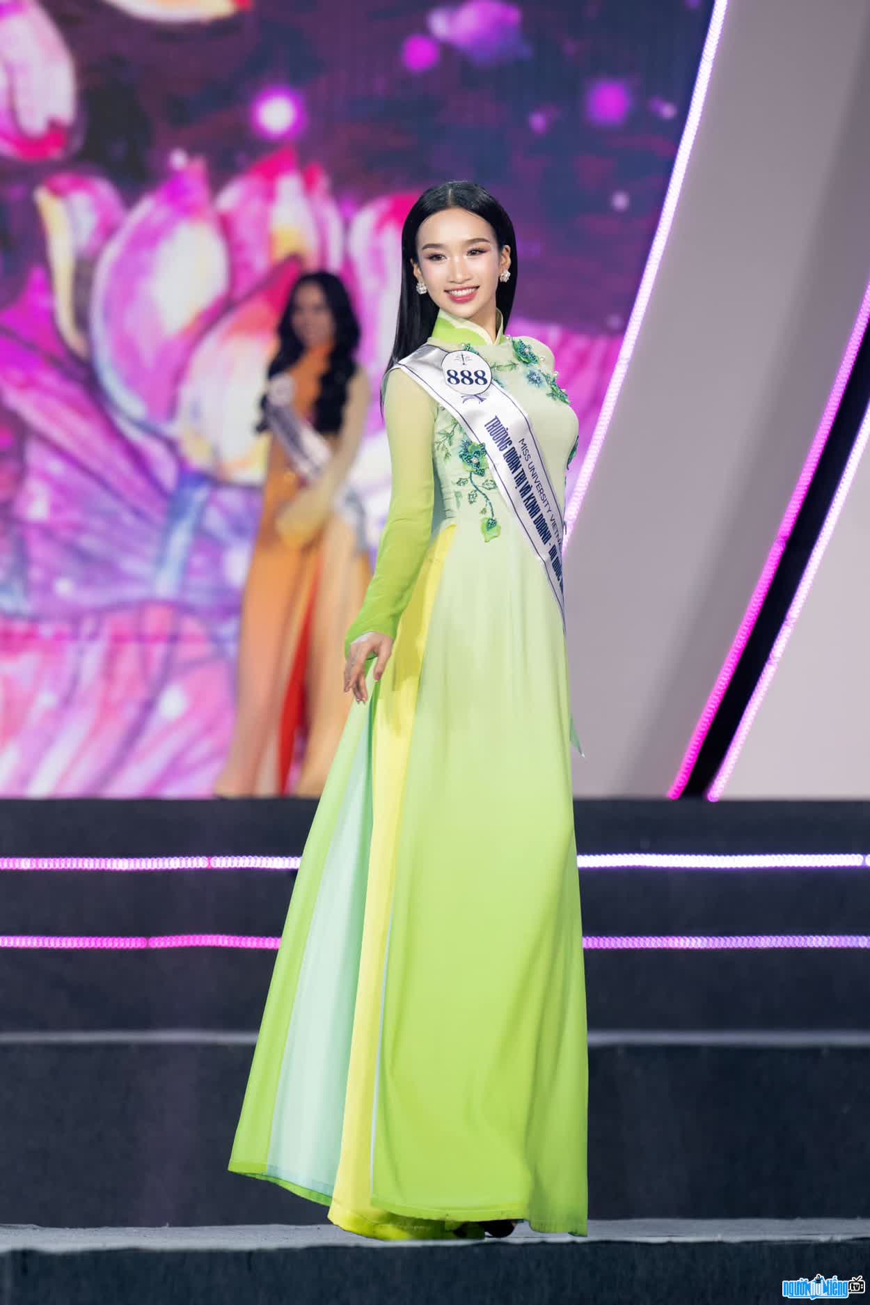 Hình ảnh Dương Trà Giang trên sàn catwalk