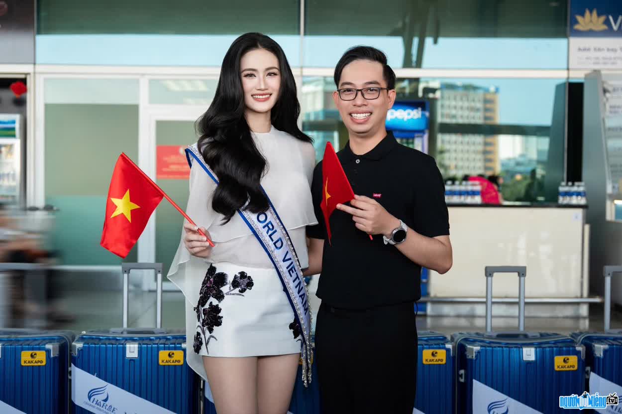 Hình ảnh Võ Hiếu Nghĩa cùng hoa hậu Ý Nhi