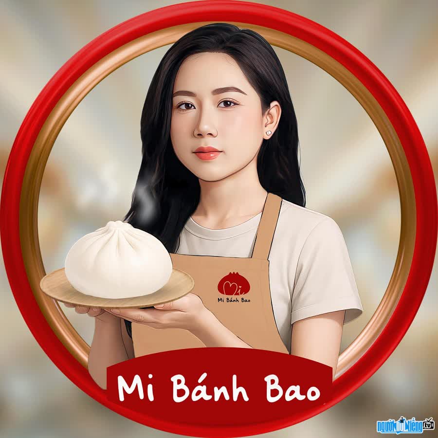 Hình ảnh chibi dễ thương của TikToker Mi Bánh Bao