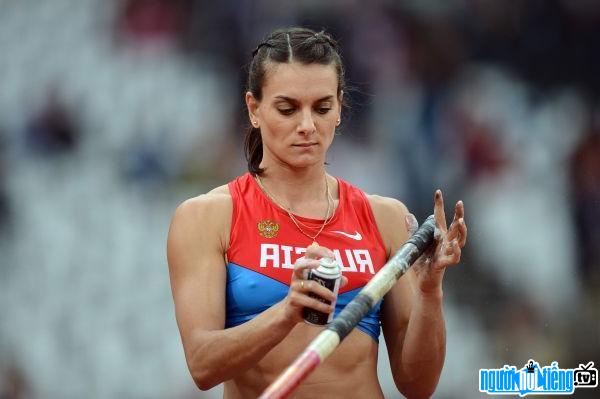 Russian star jumper Yelena Isinbayeva