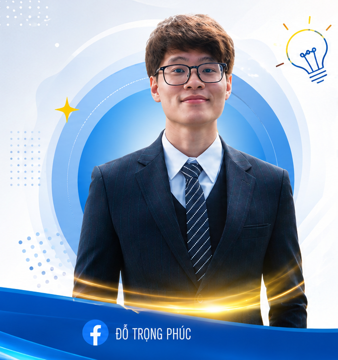 Chân dung giáo viên Đỗ Trọng Phúc (Thầy Phúc Dạy Toán)