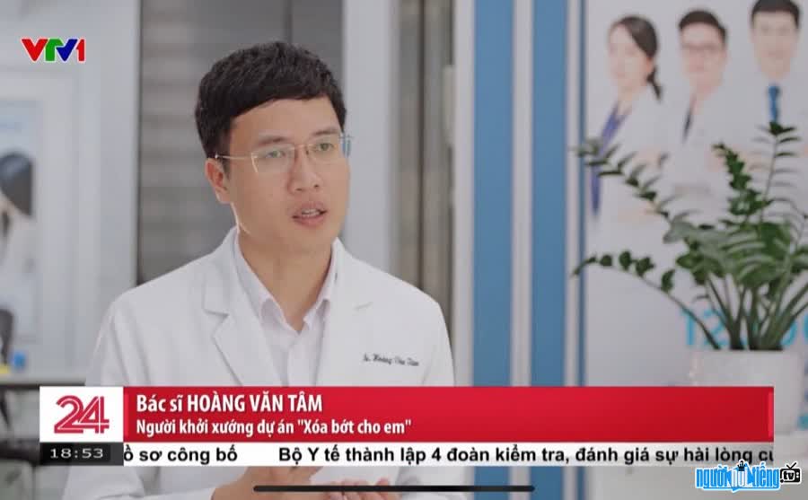 Bác sĩ Hoàng Văn Tâm xuất hiện trên sóng VTV1