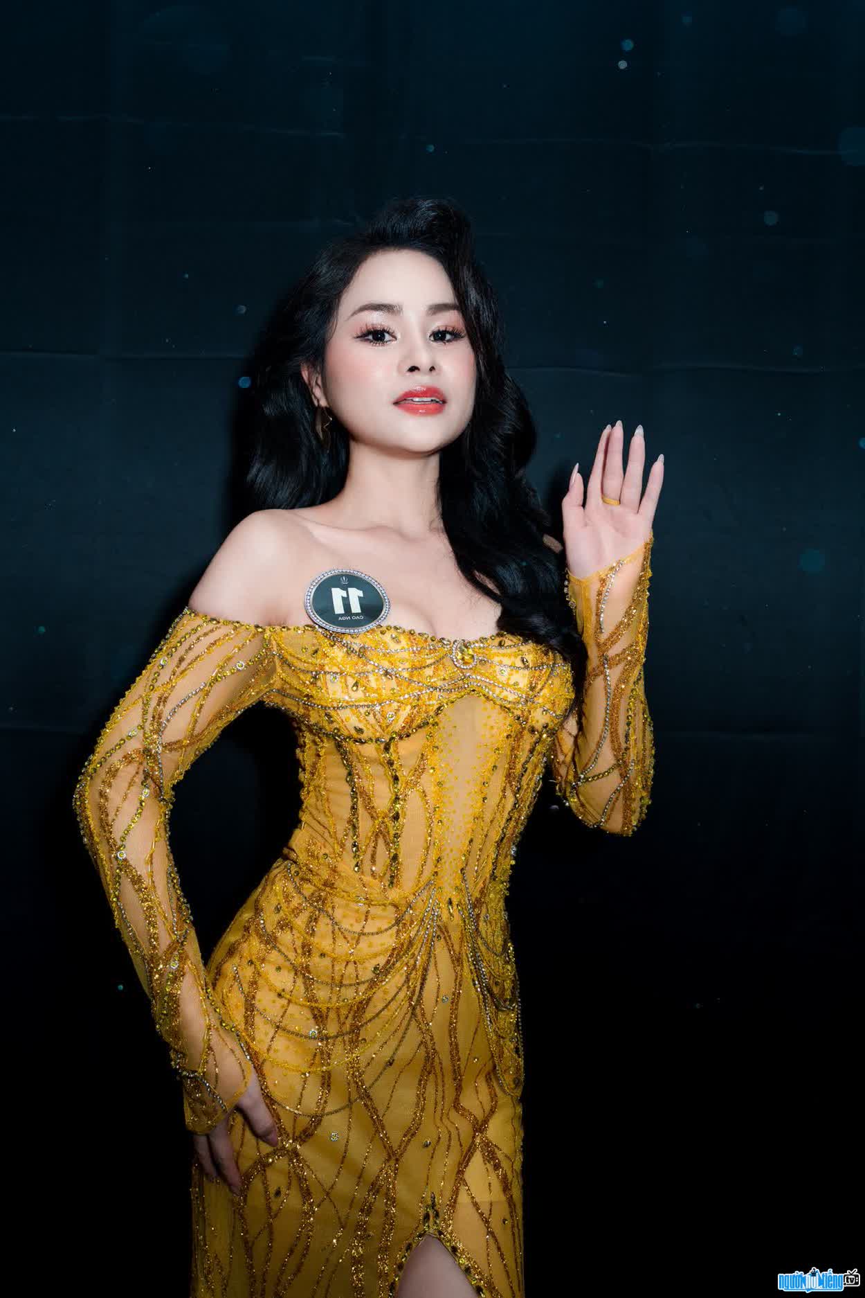 Hình ảnh MC CAo Nga lọt Top 15 Hoa Hậu Đại Dương 2025