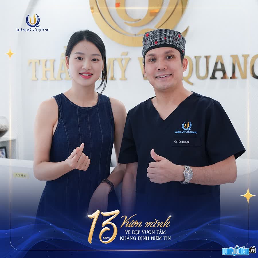 Bác sĩ Vũ Quang là người sáng lập thương hiệu thẩm mỹ Vũ Quang