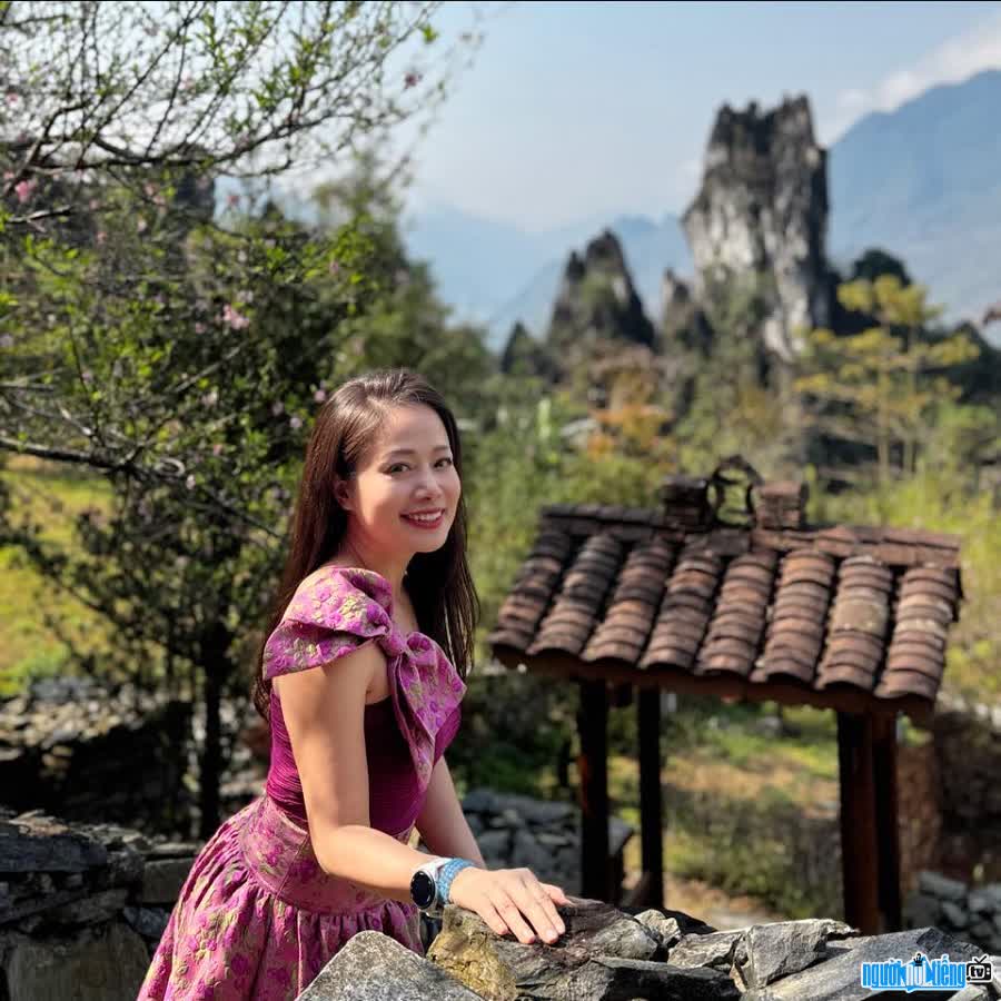 Nụ cười rạng rỡ của diễn viên Trịnh Huyền