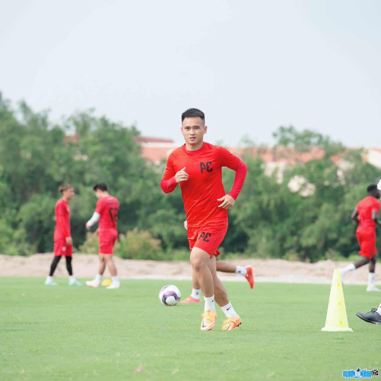 Image of player Nguyen Phu Nguyen on the training field