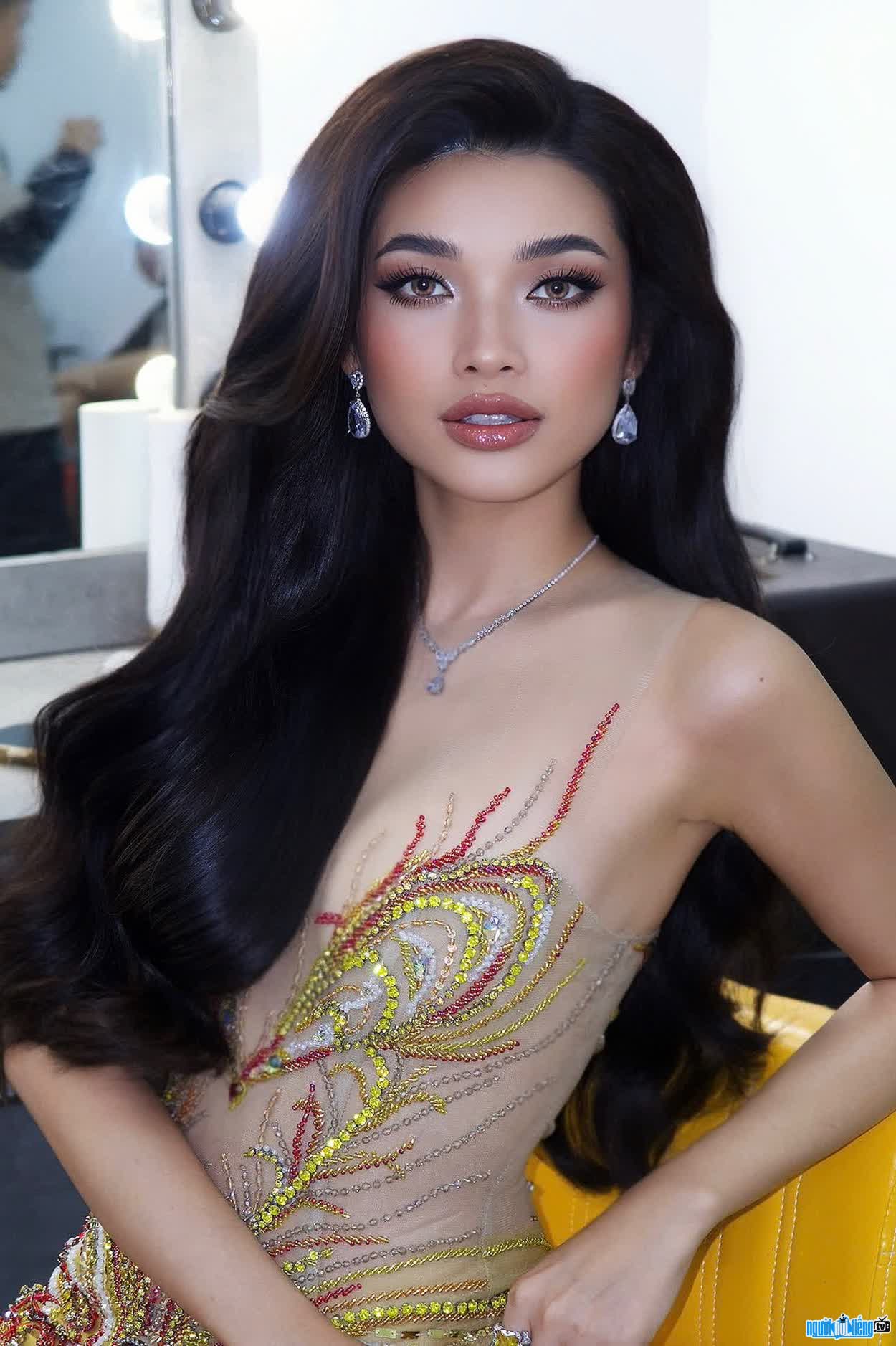 Image of Pham Thi Diem Nhi lot Top 20 Miss Universe 2025