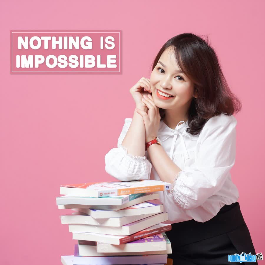 Teacher Trang Anh is the author of many famous books