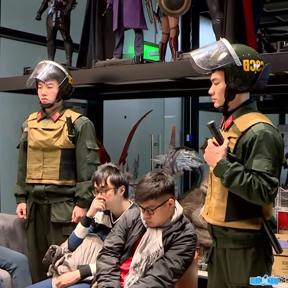 Image of Cap Tan's anger when being investigated