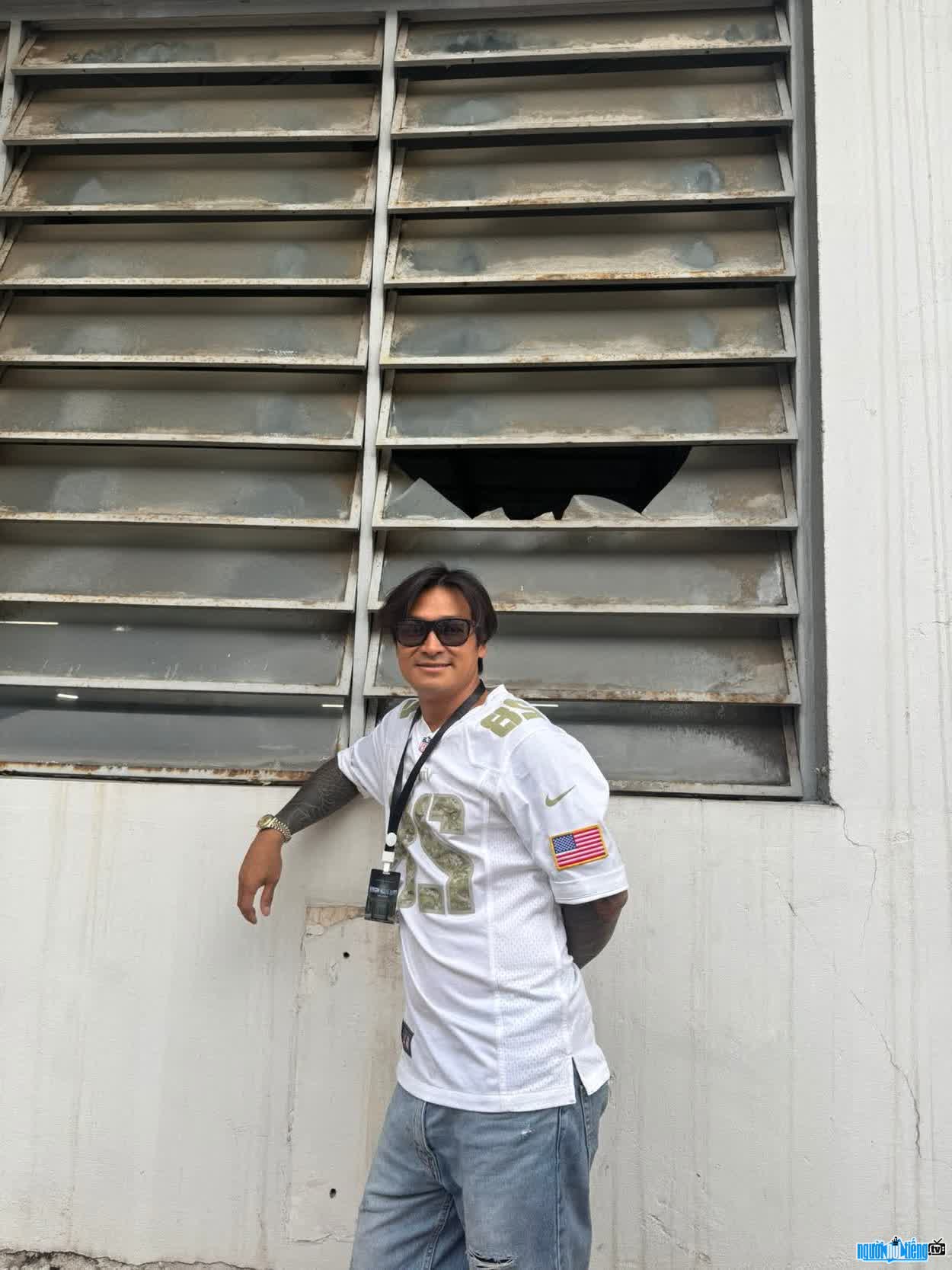 Images of actor Long Dien returning in the movie Human Trafficking Camp