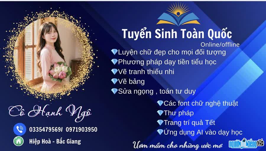 Teacher Hanh Ngo recruits students nationwide