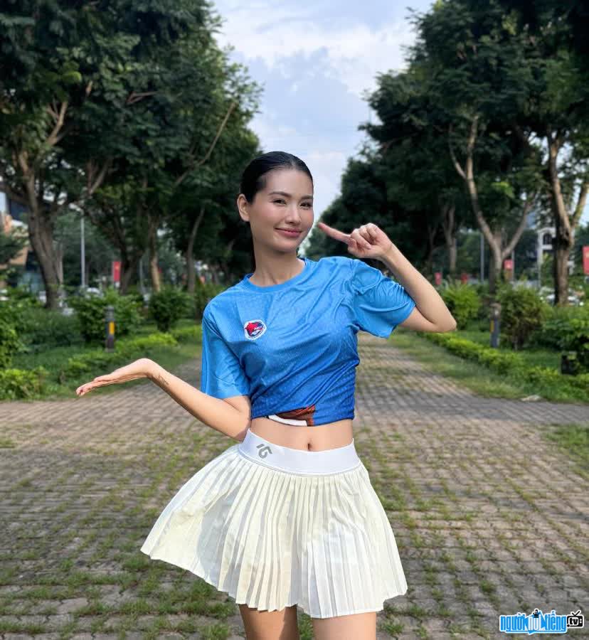 HÌnh ảnh Nguyễn Thị Mỹ Tiên xinh đẹp năng động