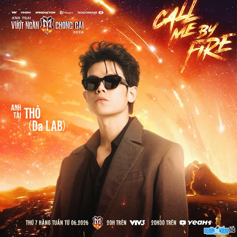 Rapper Thỏ Da Lab (Nguyễn Trọng Đức) tham gia Anh Trai Vượt Ngàn Chông gai 2026