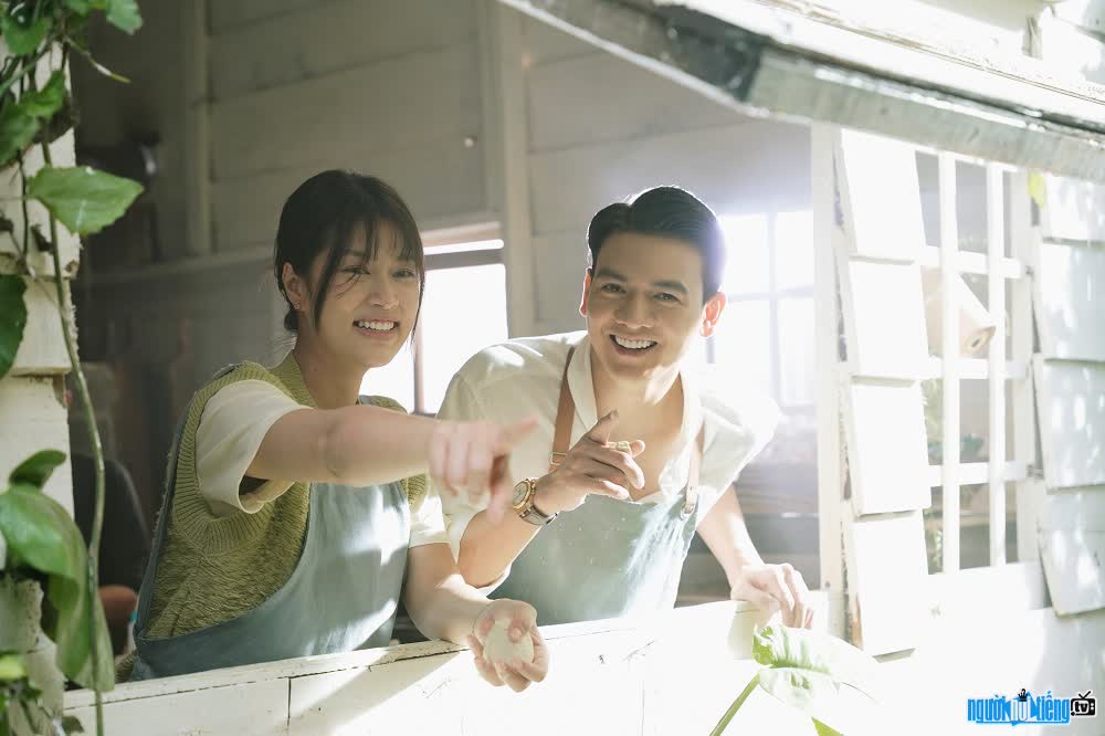 Hình ảnh hoa hậu Thiên Ân trong phim Nụ Hôn Bạc Tỷ