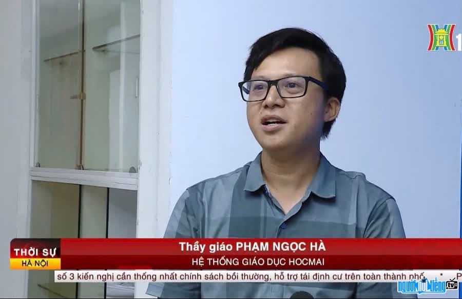 Giáo viên Phạm Ngọc Hà xuất hiện trên kênh truyền hình Hà Nội