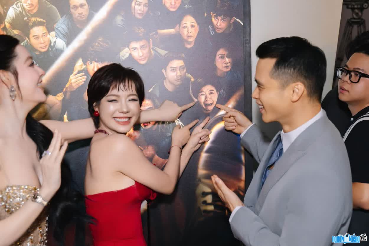 Latest images of Kim Ngoc launching the new movie "Human Trafficking Camp"