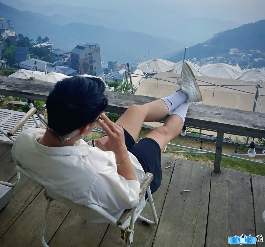 TikToker Chu The Vinh enjoys vacation