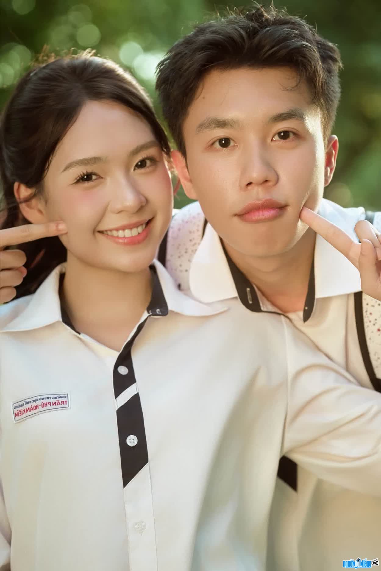 Hình ảnh Lê Lưu Ly cùng diễn viên Long Vũ