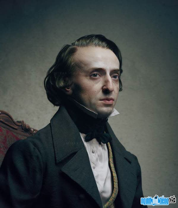 A photo of composer Chopin