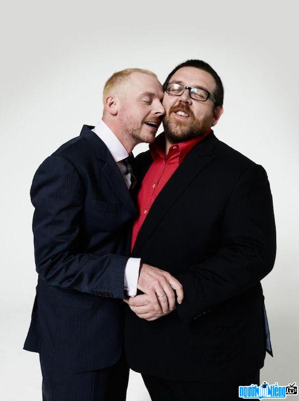 Picture of Actor Nick Frost and Actor Simon Pegg