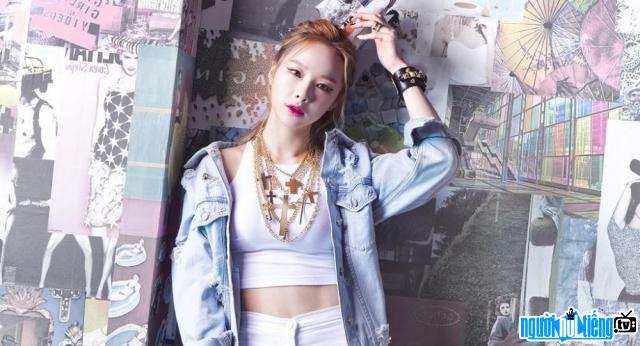Heo Solji is the leader of the group EXID