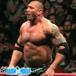 A portrait picture of wrestler Dave Batista
