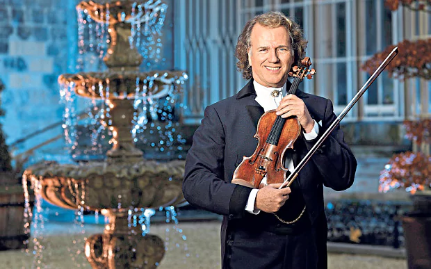 A new image of violinist Andre Rieu