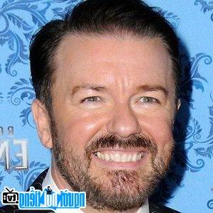 A Portrait Picture Of Comedian Ricky Gervais