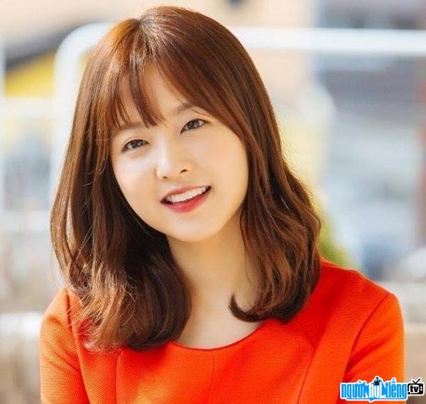 Close-up beauty of actress Park Bo-young