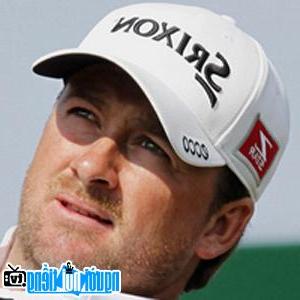A portrait image of golfer Graeme McDowell