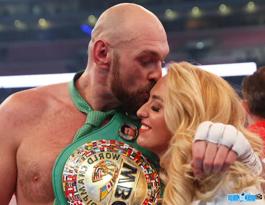 Tyson Fury and his wife