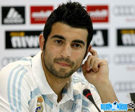 Soccer Raul Albiol in an interview