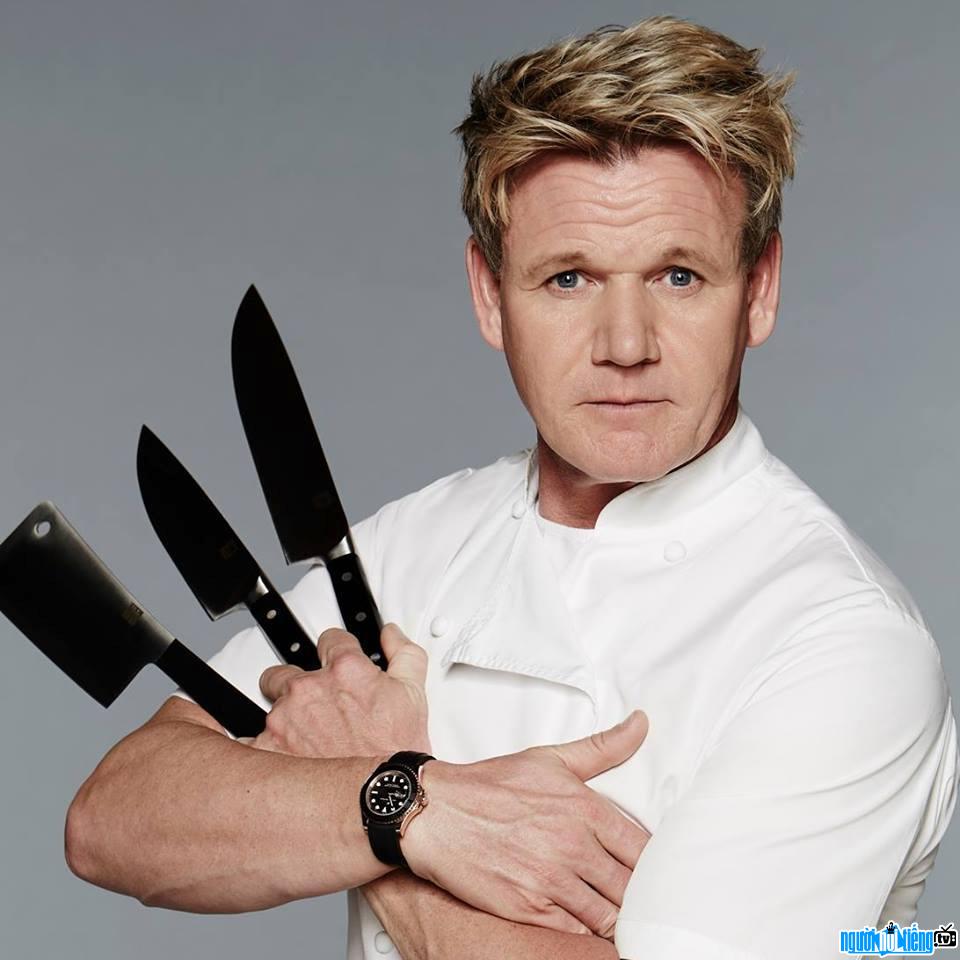 Portrait of chef Gordon Ramsay