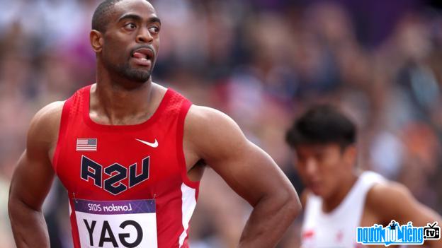 Tyson Gay hero of American track and field.