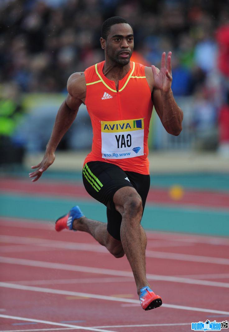Tyson Gay is the second fastest athlete in the world.