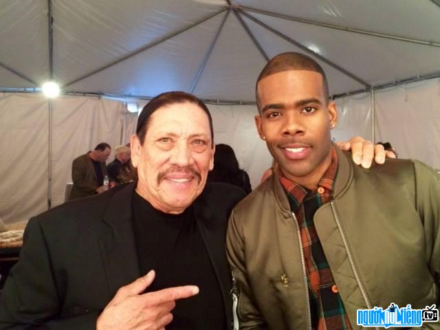 Picture of actor Danny Trejo(left) and one colleague