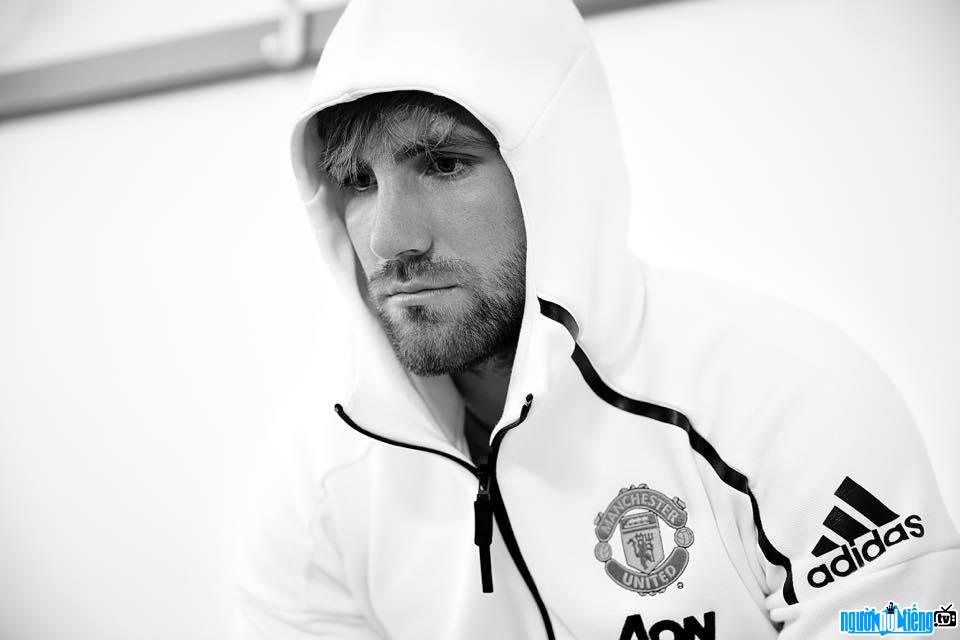 A new photo of English footballer Luke Shaw