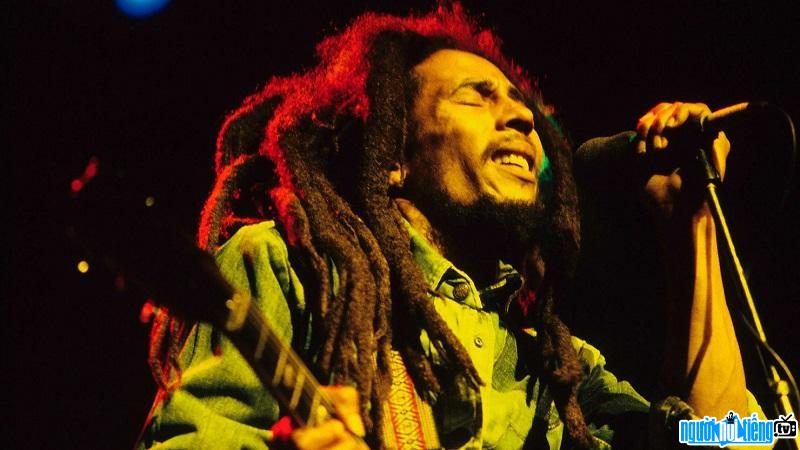 Ca sĩ  Bob Marley là biểu tượng dòng nhạc Reggae