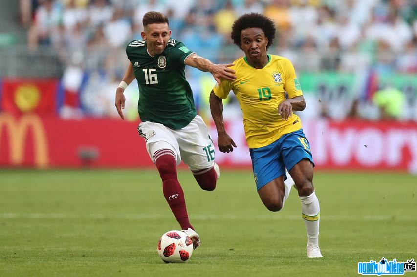  Image of player Willian at the 2018 World Cup