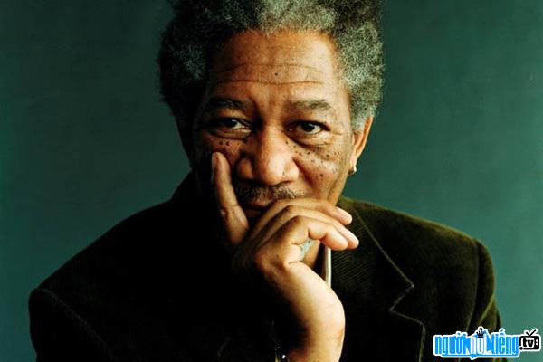 A Portrait Picture Of Actor Morgan Freeman