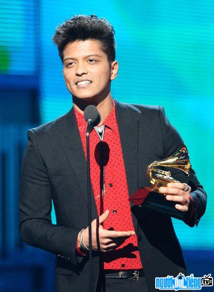 Bruno Mars at an award ceremony Awards