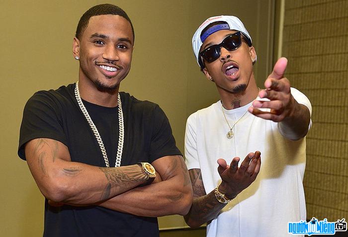 R&B Singer August Alsina with Trey Songz